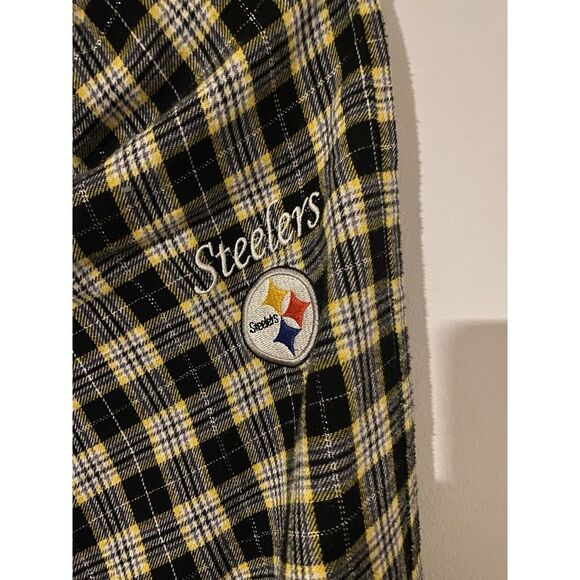 Stealers Pajama Pants NFL Football Size Medium Elastic Waist - Picture 3 of 4